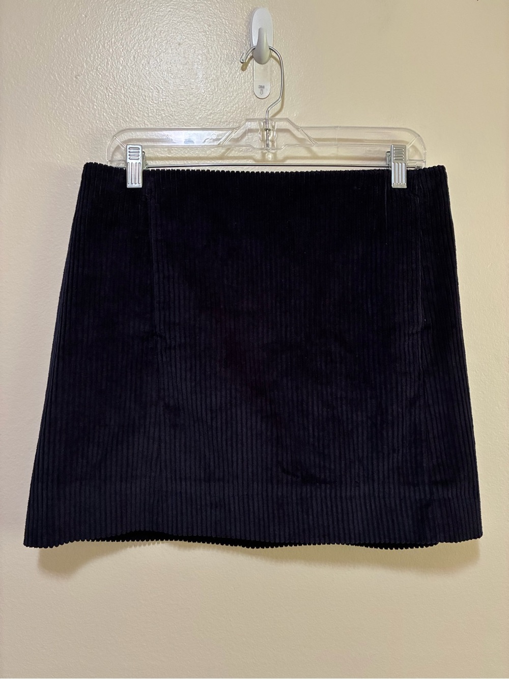 COS Navy Blue Corduroy Mini Skirt size 10